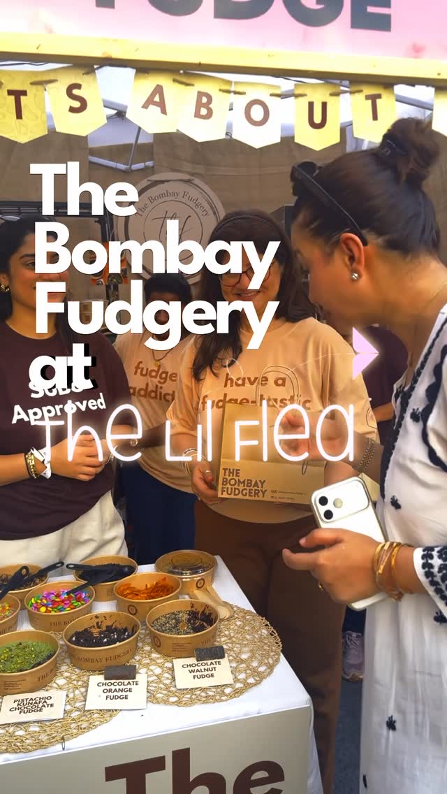 The Bombay Fudgery stall at The Lil Flea