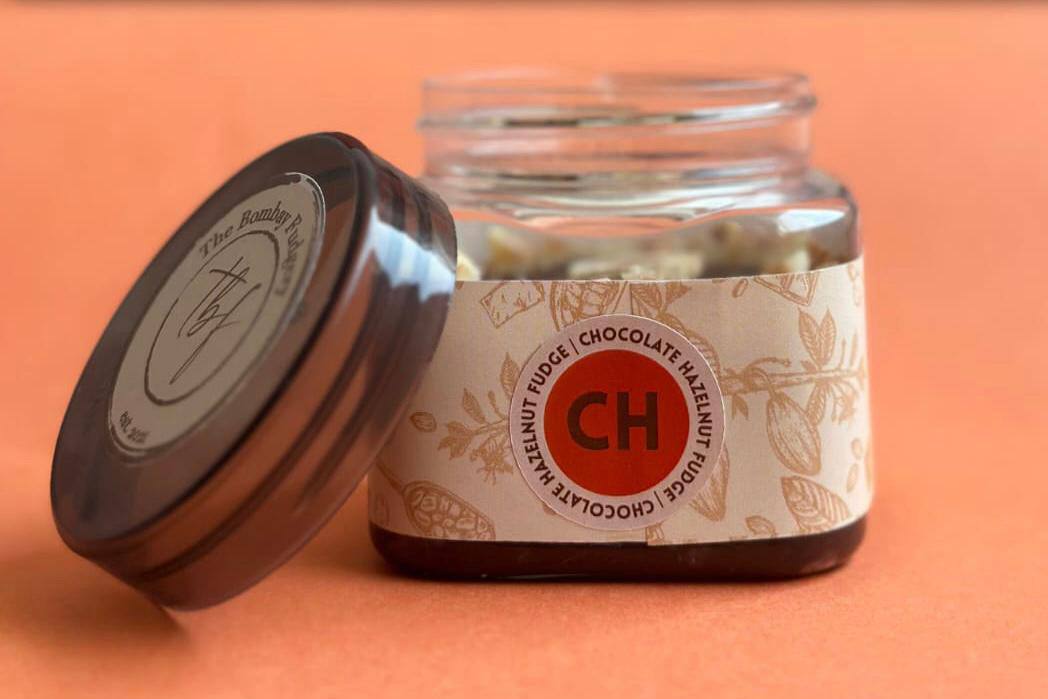 Chocolate Hazelnut Fudge Jar