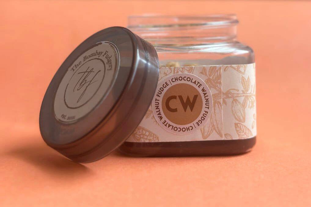 Chocolate Walnut Fudge Jar